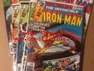 Iron Man #120-128 Nice Grade Demon In A Bottle Story Complete Set