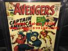 Avengers 4 CGC 3.5 1st SA Captain America Stan Lee