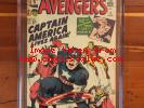 Avengers #4 - CGC 3.5 - 1st Silver Age App of Captain America (1964)