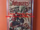 Avengers #4 (1964, Marvel) Captain America CGC 6.0 Signed Stan Lee