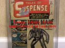 Stan Lee signed Tales of Suspense #39 (Mar 1963, Marvel) CBCS 3.0 grade Iron Man