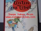 Hergé Album Tintin (Tim) in tibet EO 1960 Rückseite b29 in sehr gutem Zustand