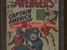 Avengers 4 CGC 3.5| Marvel 1964 | 1st Silver Age Captain America Appearance