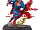 In Stock DC Collectibles Gallery Superman vs. The Flash Racing Statue
