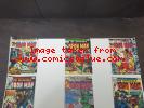the invincible iron man comics, numbers 55,62,63,101,102,135  1973 to 1977