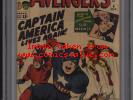 AVENGERS #4 CGC 3.5 Off White Pages Kirby Art 1st Silver Age Captain America