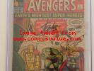 The Avengers #1 (Sep 1963, Marvel) CGC 3.0 Signed by Stan Lee Infinity War