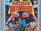 Batman and the Outsiders #1 CGC 9.8 2nd App Outsiders DC Comics 1983