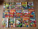 133 X MIGHTY WORLD OF MARVEL / THE INCREDIBLE HULK COMICS THE AVENGERS 198 - 338
