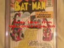 Batman #120 DC Comics 1958 1st Whirly-Bats CGC Graded 5.5