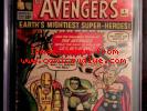 Avengers #1 3.0 CGC SS Stan Lee Signature Marvel 1st Appearance HOT Thor Loki