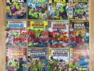 THE MIGHTY WORLD OF MARVEL - INCREDIBLE HULK x 18 1976 Issues Inc No: 198 1677
