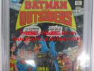 Batman and the Outsiders #1 CGC Graded 8.0 VF 1983 Barr Aparo 2nd Outsiders