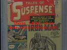 1963 MARVEL TALES OF SUSPENSE #39 1ST APPEARANCE & ORIGIN IRON MAN CGC 3.0 OW