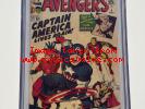 Avengers 4 CGC 6.0 Restoraton Grade - WHITE PAGES - 1st Silver Age Capt America