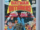Batman and the Outsiders #1 CGC 9.8 White Pages 2nd App Outsiders DC Comics 1983