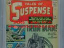 1963 MARVEL TALES OF SUSPENSE #39 1ST APPEARANCE & ORIGIN IRON MAN CGC 3.0 CR-OW