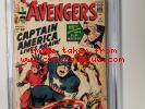 Avengers #4 CGC 3.5 VG- 1st Silver Age App Captain America 1964 - New Case