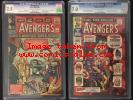 Avengers 1 CGC 2.5 + Annual 1 CGC 7.0 Origin & 1st Appearance Thor Hulk Lot of 2