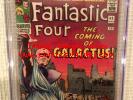 Fantastic Four # 48 cgc 6.0 1st Silver surfer, Avengers 4 Stan Lee 52 Unpressed