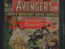 Avengers #1 1963 3.0 1st App Avengers SS Stan Lee Signature CGC