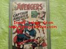 AVENGERS #4 CGC UNIVERSAL 6.0 1ST SILVER AGE APP. OF CAPTAIN AMERICA