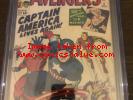 The Avengers #4 1st Silver Age Captain America CGC Certified 3.5 Cream/OW Pgs