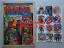 Mighty World of Marvel comic #3 (1972) +FREE GIFT Stickers GD,VFN (phil-comics)