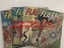 The Flash 121 Lot DC Comics Includes Flash 121, 138, 141, 144. Silver Age Lot
