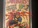 CGC 6.0 SS Stan Lee Autograph Avengers #4 - First Silver Age Captain America