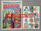 Mighty World Of Marvel #3 UK Weekly with Free Gift Stickers 21st October 1972
