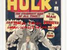INCREDIBLE HULK 1 CBCS not CGC 8.5 KEY 1962 “Exceptional WHITE Pages”