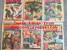 The Mighty World Of Marvel comic book weekly 1970 - # 1 # 2 # 3 # 4 # 5 # 8 