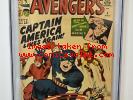 Avengers #4 (1964) CGC Graded 6.0   1st Silver Age Captain America   Stan Lee