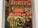 AVENGERS #1 CGC 5.0 VG/FN 1st Avengers & Origin 1963 Marvel OW/W Pages KEY