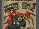 Avengers 4 CGC 3.5 - 1st Silver Age Capt. America (Steve Rogers)