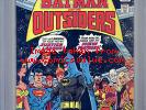 Batman and the Outsiders #1 CBCS 9.8 Origin & 2nd Outsiders, 1st Baron Bedlam