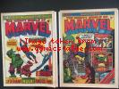 British number ones plus includes Mighty World of Marvel #1 (1972) & #3 (1972)