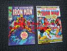 Iron Man comic lot - #1 to #100, nice complete run, highgrade, 1st Thanos