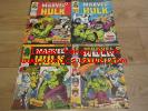 The Mighty World of Marvel, 1st Wolverine  #196,197,198,199, Hulk 1976, FN/FN+