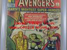 Avengers #1 CGC 3.0  1st Appearance of the Avengers Off white pages