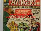 AVENGERS #1 CGC 3.0 OW/W PAGES