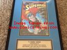 DC Comics Superman Gallery #1, Signed George Perez, Neal Adams, Curt Swan Framed