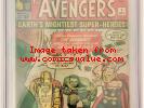 Avengers #1 CGC 5.0 (KEY 1st Avengers & Origin) 1963 Marvel Comics, FREE SHIP