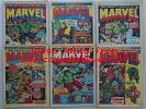Mighty World of Marvel comic #2, 3, 5, 6, 7, 8 (1972) Generally VG (phil-comics)