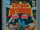 Batman and the Outsiders #1 (1983) CGC 9.8 WHITE (2nd app of the Outsiders)