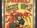 AVENGERS #4 Comic Book CGC 6.0 1ST APPEARANCE CAPTAIN AMERICA Steve Rogers 1964