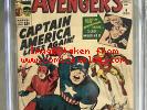 Avengers #4 (1964) CGC 3.5 -- 1st Silver Age Captain America (Steve Rogers)