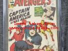 Avengers #4 CGC 3.5 w/ OW/W pages from 1964 1st SA Captain America