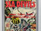 DC Comics Sea Devils #11 CGC 9.0 Grey Tone Cover Full Page Ad Metal Men #1 1963